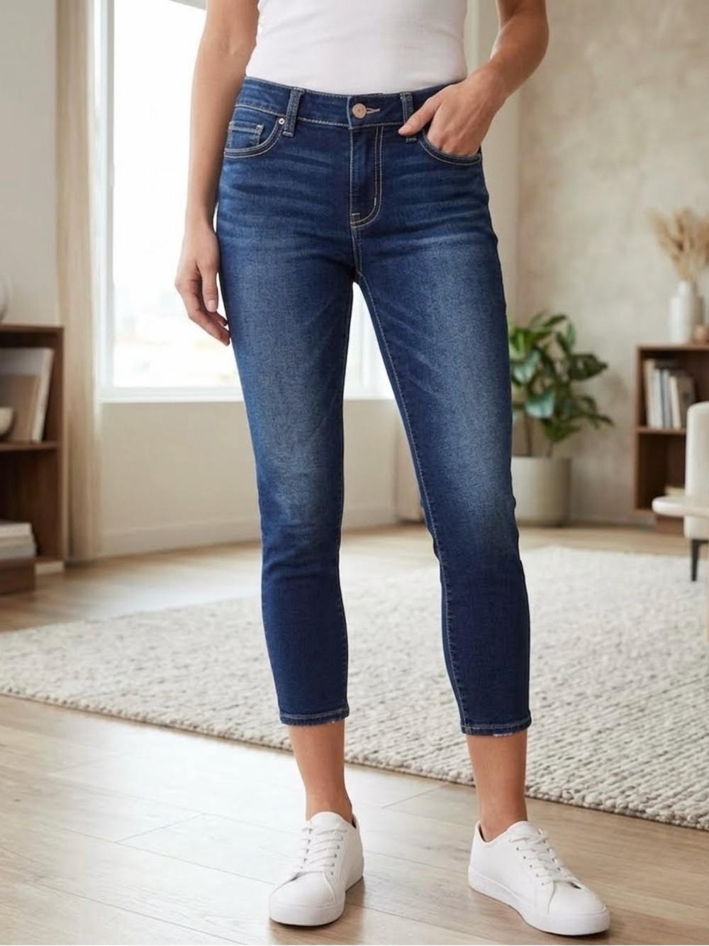 American Eagle jegging crop style denim capris